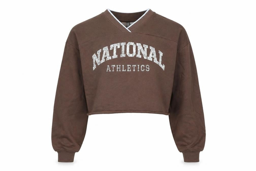 Womens UK Size M Divided by H&M Brown Pullover Sweatshirt