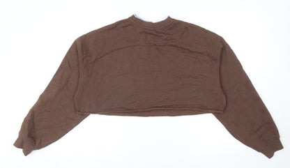 Womens UK Size M Divided by H&M Brown Pullover Sweatshirt