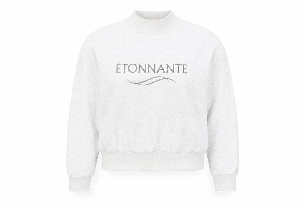Womens UK Size S H&M Grey Pullover Sweatshirt