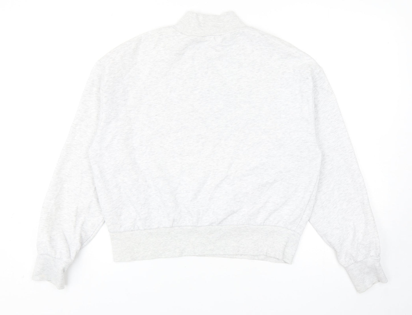 H&M Womens Grey Cotton Pullover Sweatshirt Size S Pullover - Etonnante