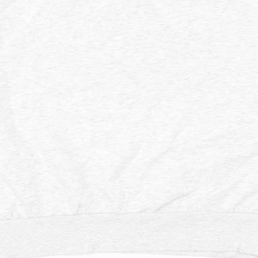 H&M Womens Grey Cotton Pullover Sweatshirt Size S Pullover - Etonnante