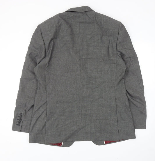 Mens UK Size 44 Marks and Spencer Regular Grey Suit Jacket