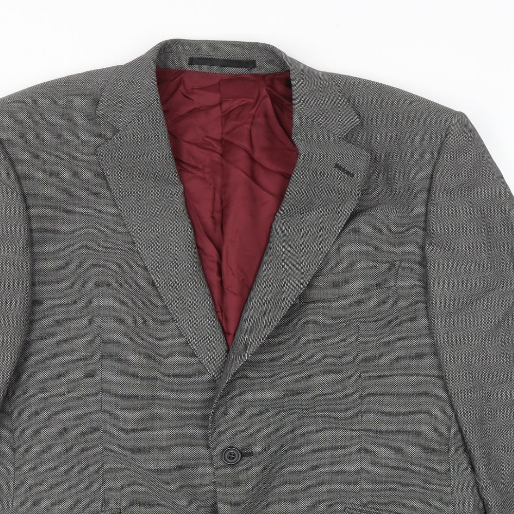 Mens UK Size 44 Marks and Spencer Regular Grey Suit Jacket