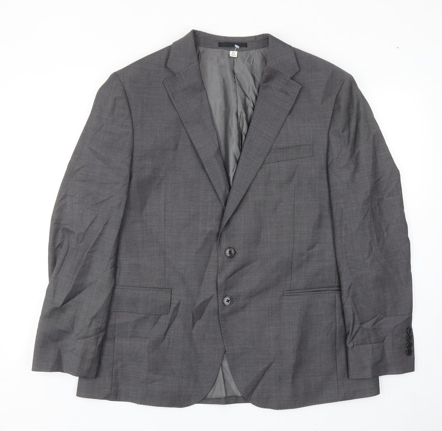 Mens UK Size 42 Marks and Spencer Regular Grey Suit Jacket