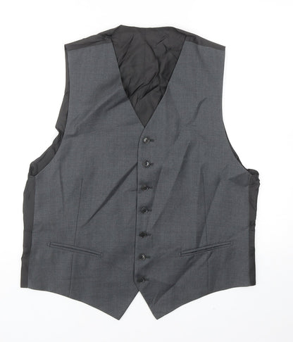 Mens UK Size 40 Preworn Regular Grey Suit Jacket