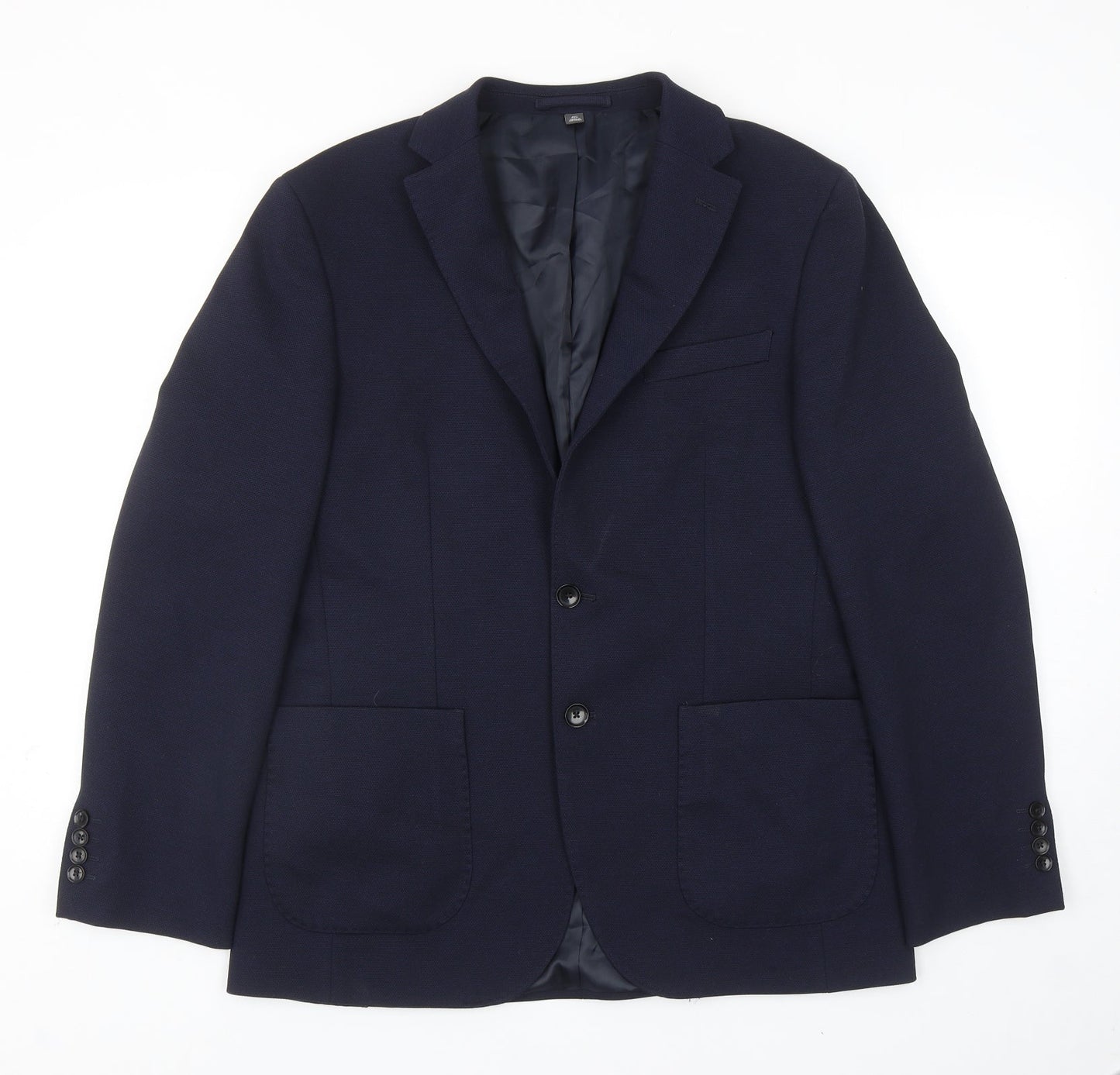 Mens UK Size 40 Marks and Spencer Regular Blue Suit Jacket
