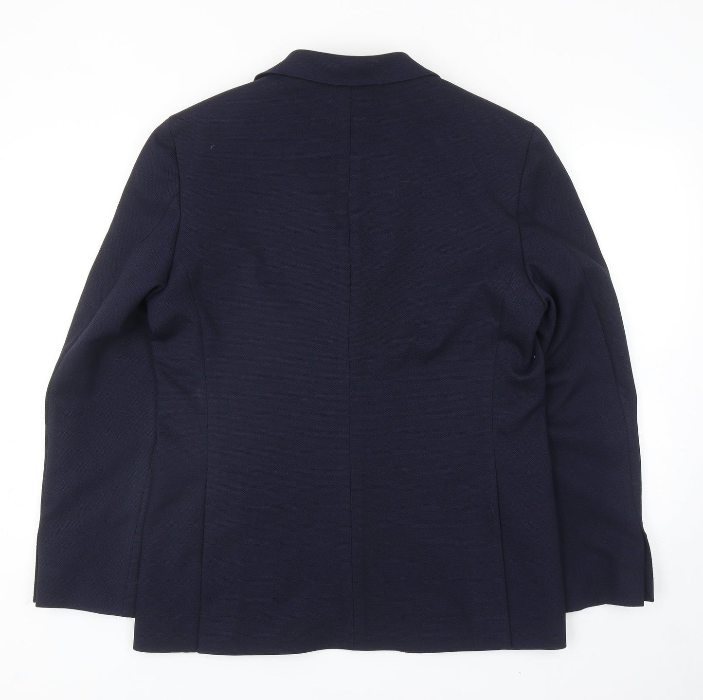 Mens UK Size 40 Marks and Spencer Regular Blue Suit Jacket