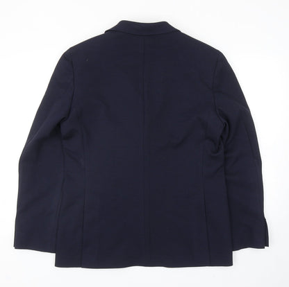 Mens UK Size 40 Marks and Spencer Regular Blue Suit Jacket