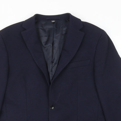 Mens UK Size 40 Marks and Spencer Regular Blue Suit Jacket