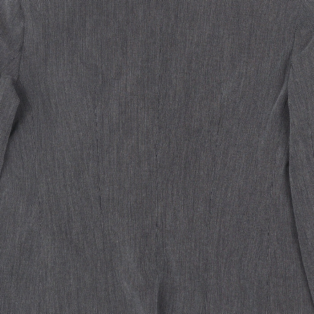 Marks and Spencer Womens Grey Viscose Jacket Suit Jacket Size 14