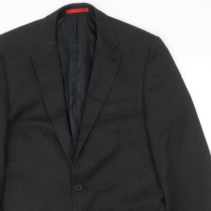 Mens UK Size 40 Burton Regular Grey Suit Jacket