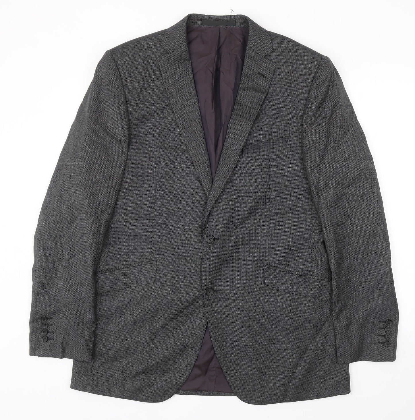 Mens UK Size 42 Marks and Spencer Regular Grey Suit Jacket