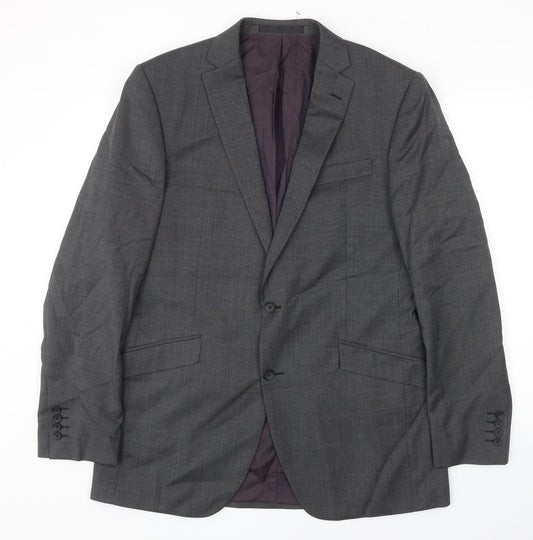 Mens UK Size 42 Marks and Spencer Regular Grey Suit Jacket