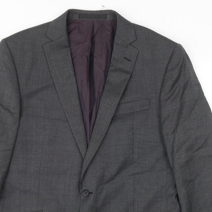 Mens UK Size 42 Marks and Spencer Regular Grey Suit Jacket