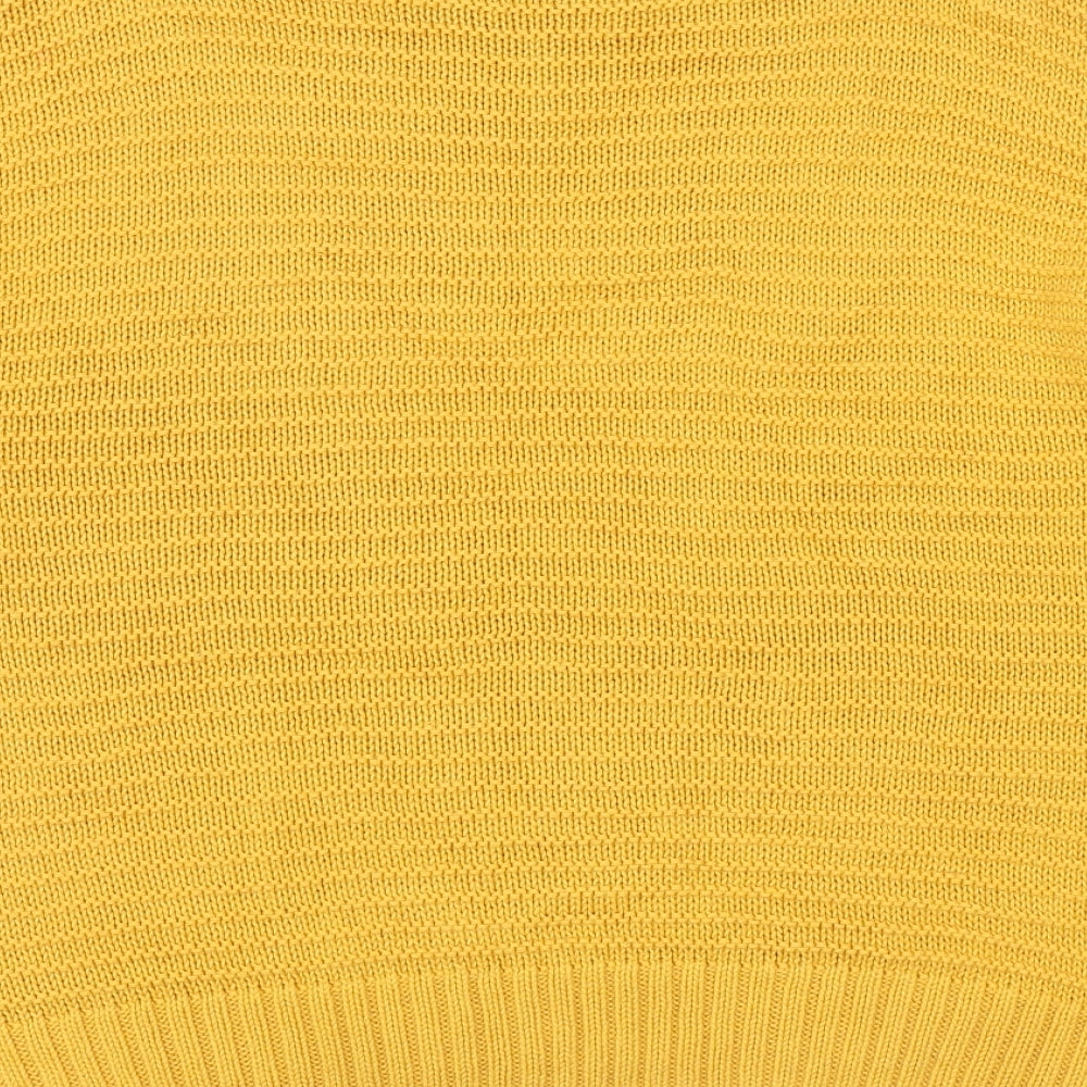 Womens UK Size L Divided by H&M Yellow Pullover Jumper