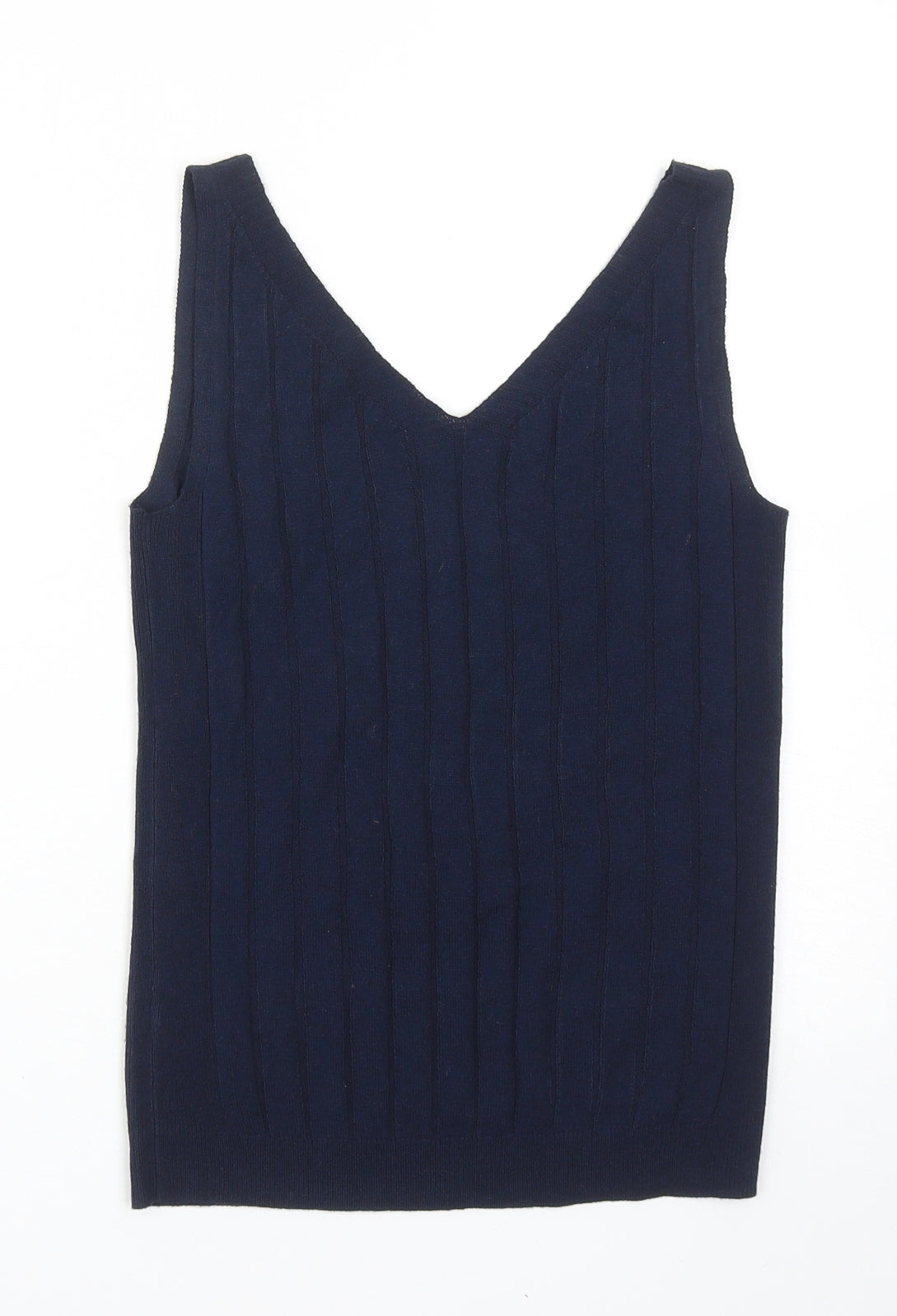 Womens UK Size XS Marks and Spencer Blue Basic Tank