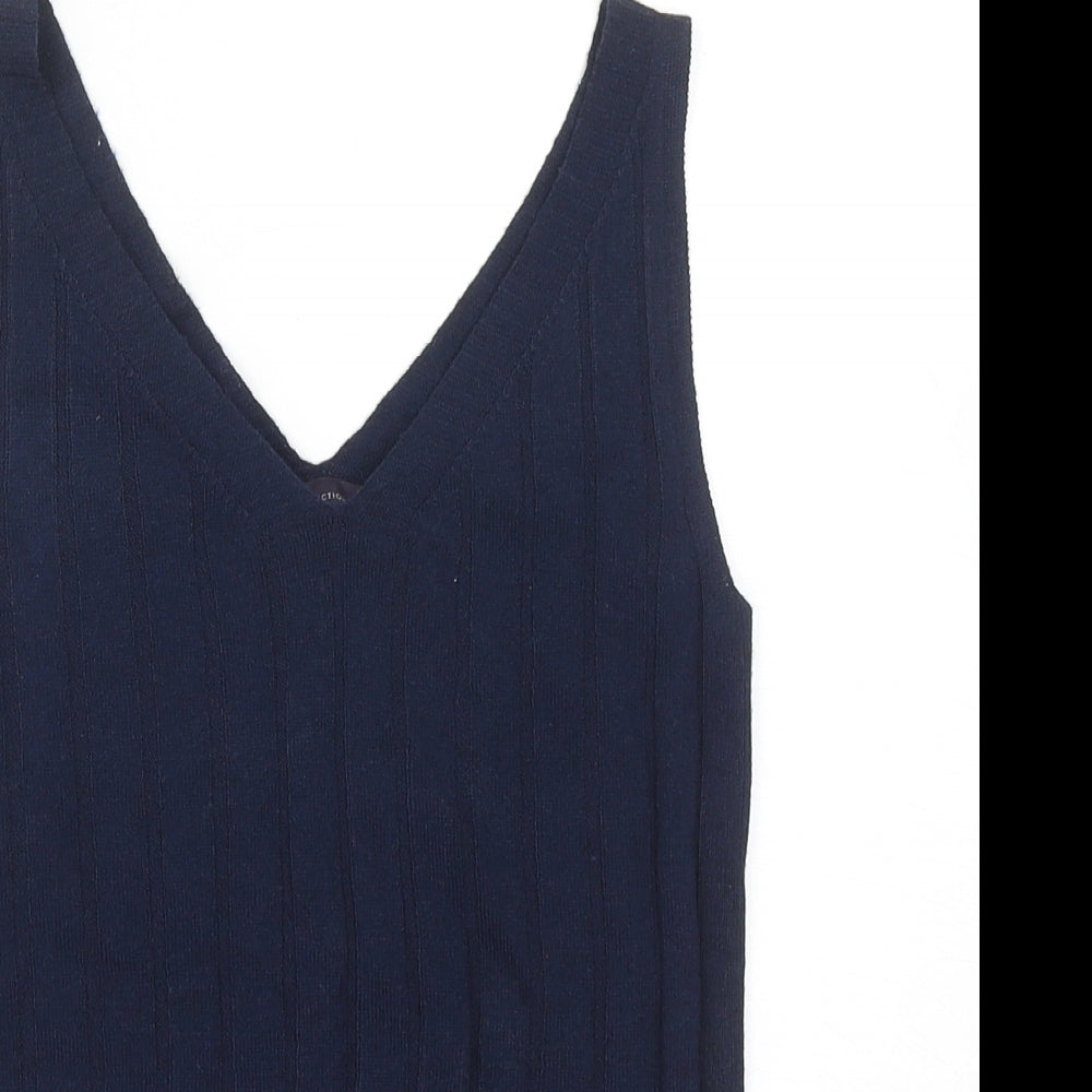 Womens UK Size XS Marks and Spencer Blue Basic Tank