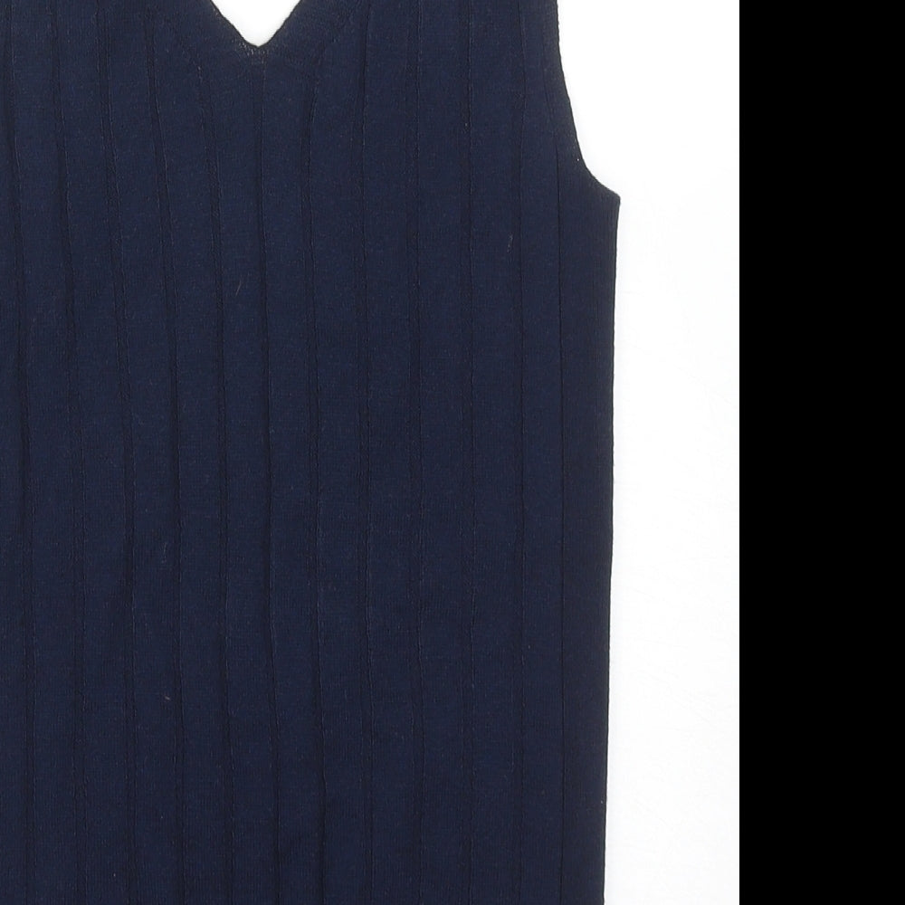 Womens UK Size XS Marks and Spencer Blue Basic Tank
