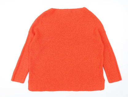 Womens UK Size 8 Atmosphere Orange Pullover Jumper