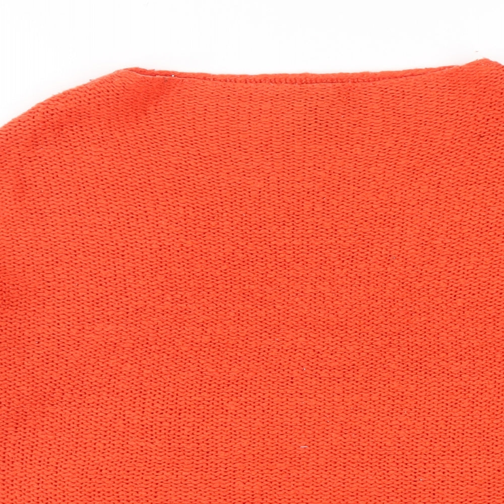 Womens UK Size 8 Atmosphere Orange Pullover Jumper