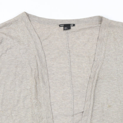 Womens UK Size M H&M Beige Cardigan Jumper