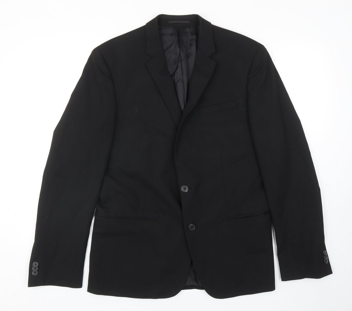 Mens UK Size 42 New Look Regular Black Suit Jacket