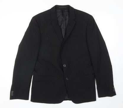 Mens UK Size 42 New Look Regular Black Suit Jacket