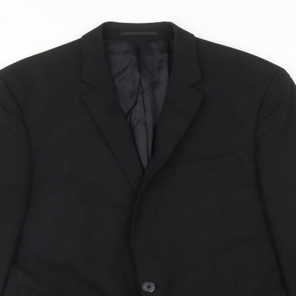 Mens UK Size 42 New Look Regular Black Suit Jacket