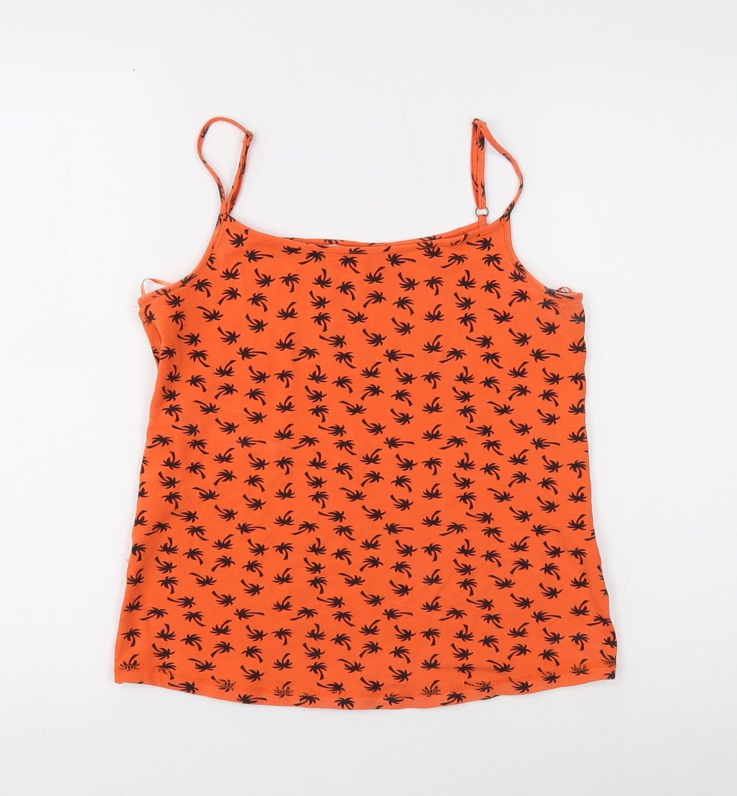 Womens UK Size 14 Redherring Orange Basic Tank
