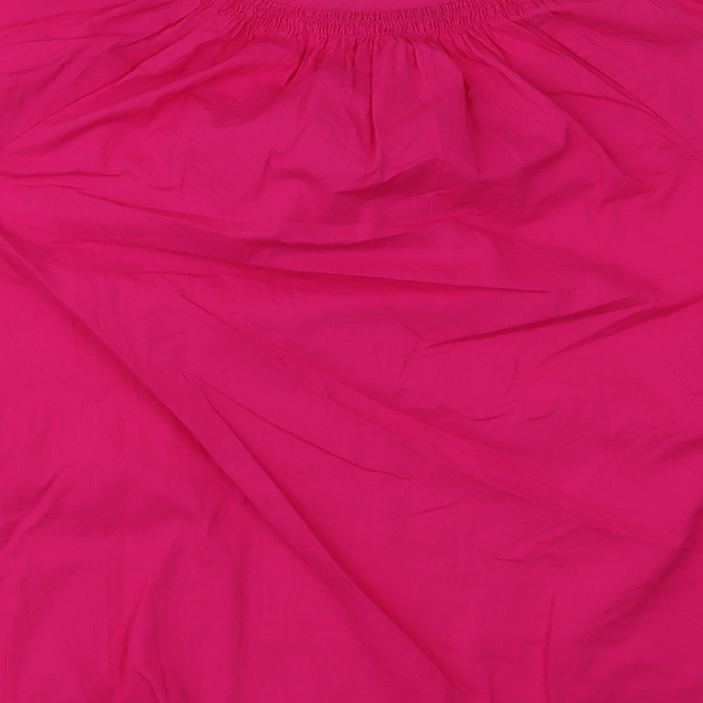 Womens UK Size 6 Marks and Spencer Pink Basic T-Shirt