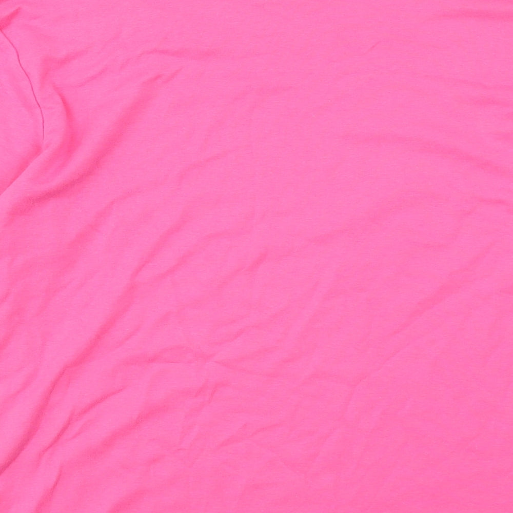 Womens UK Size 14 Essentials Pink Pullover Jumper