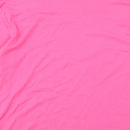 Womens UK Size 14 Essentials Pink Pullover Jumper