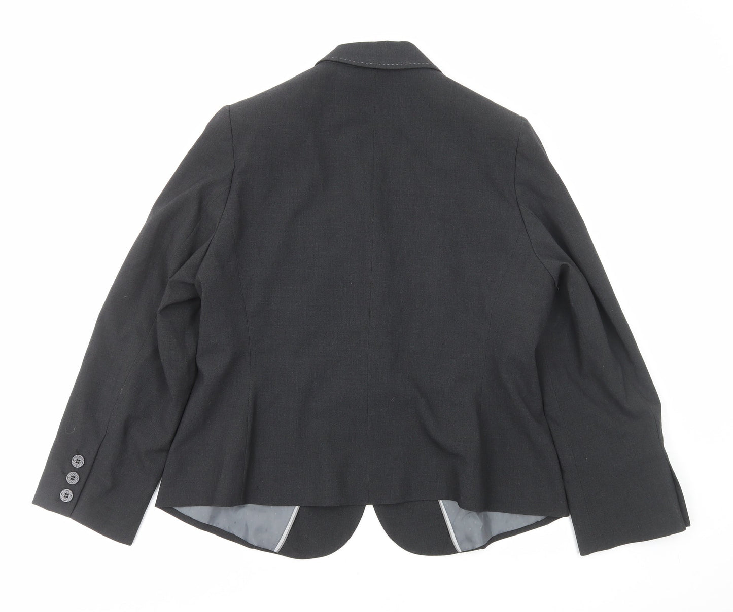 Marks and Spencer Womens Grey Polyester Jacket Suit Jacket Size M