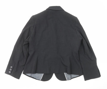 Marks and Spencer Womens Grey Polyester Jacket Suit Jacket Size M