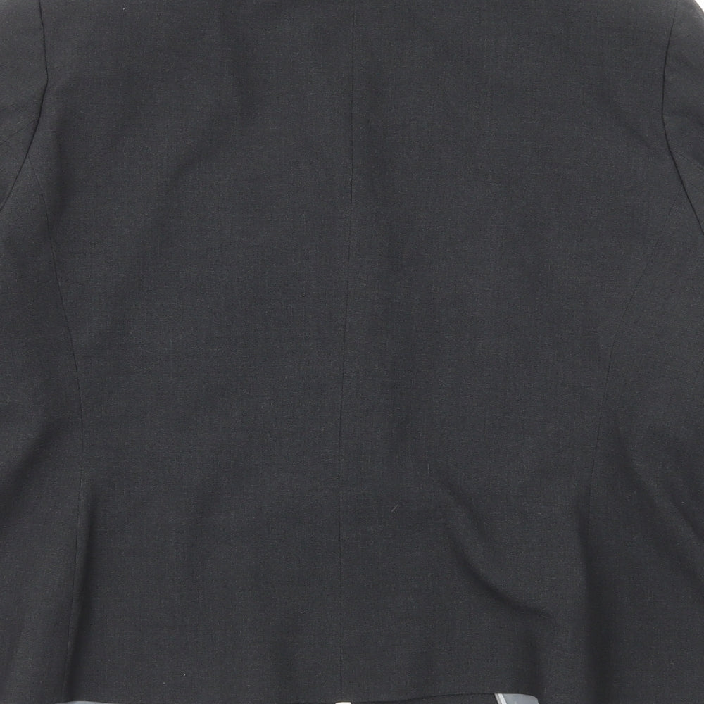 Marks and Spencer Womens Grey Polyester Jacket Suit Jacket Size M
