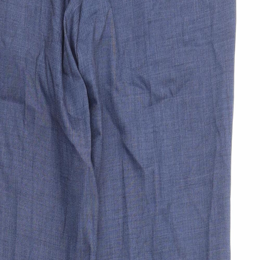 Mens UK Size S Marks and Spencer Regular Blue Suit Tuxedo