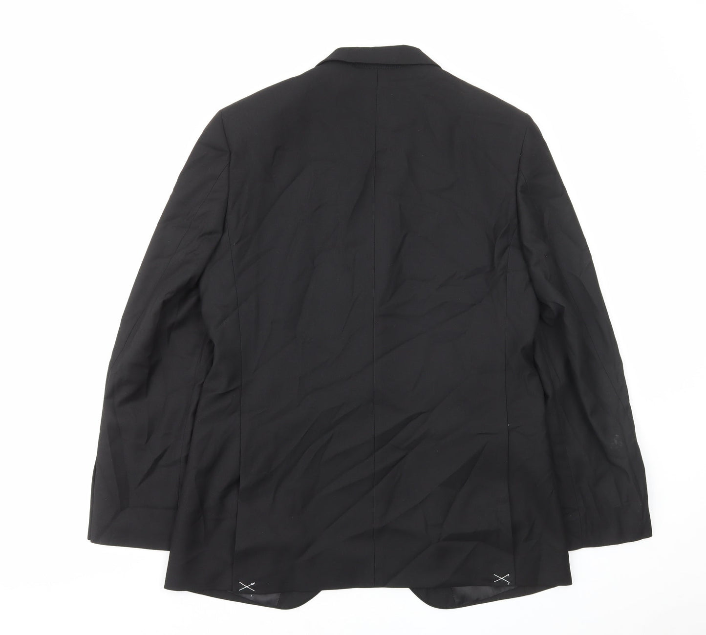 Mens UK Size S Marks and Spencer Regular Black Suit Jacket