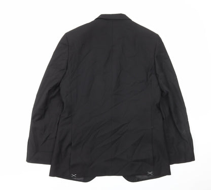 Mens UK Size S Marks and Spencer Regular Black Suit Jacket