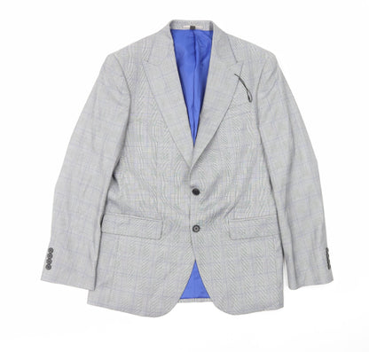 Mens UK Size S Marks and Spencer Regular Grey Suit Jacket
