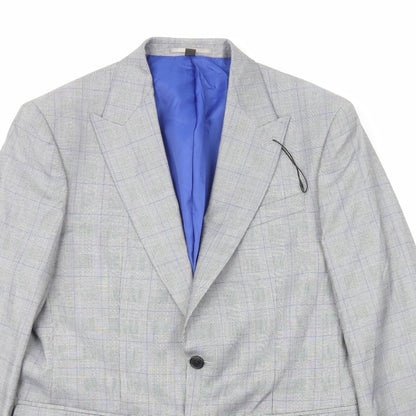 Mens UK Size S Marks and Spencer Regular Grey Suit Jacket