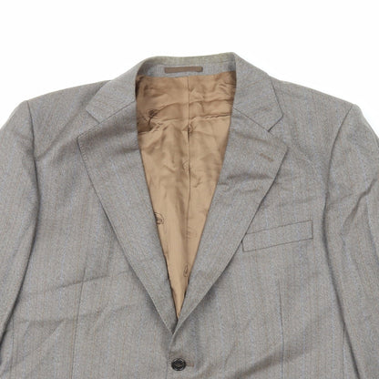 John Douglas Mens Brown Viscose Jacket Blazer Size XL