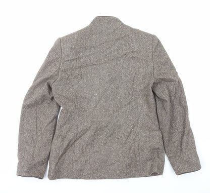 Country Casuals Womens Brown Jacket Size 10 Zip