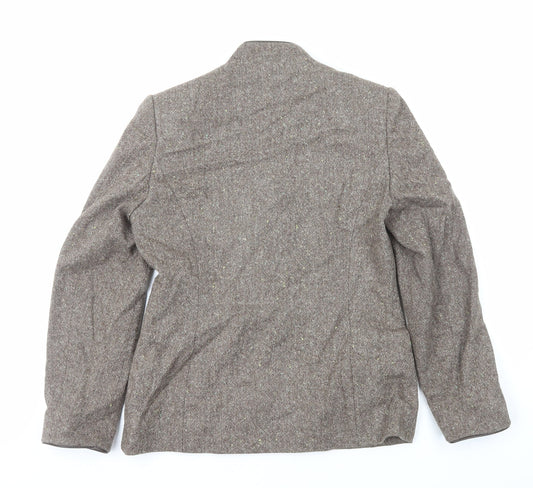 Country Casuals Womens Brown Jacket Size 10 Zip