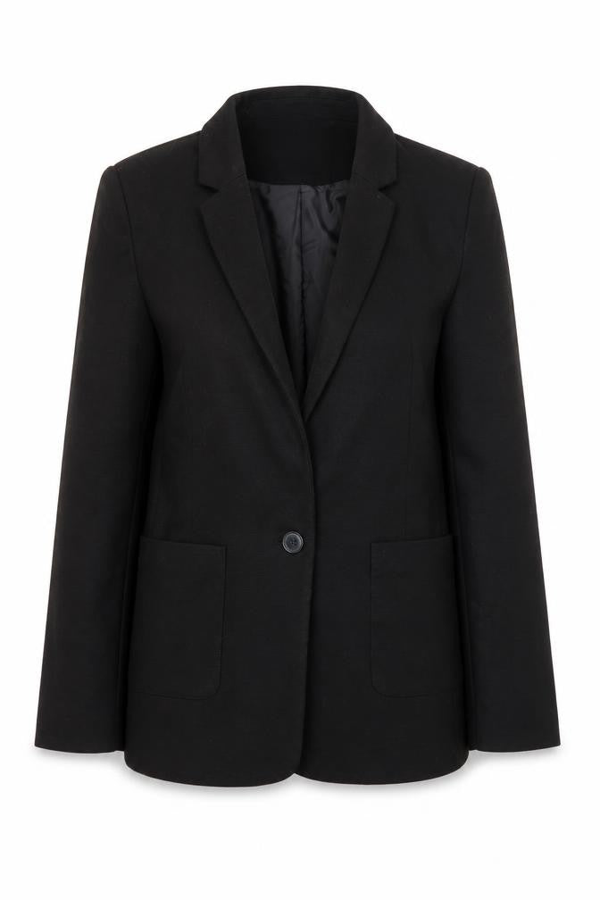 Oasis Womens Black Jacket Blazer Size 10 Button