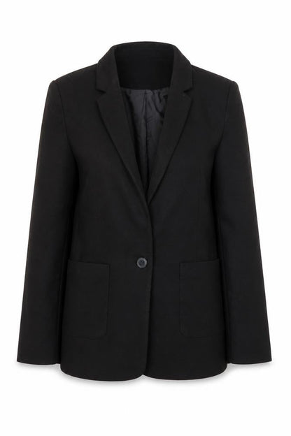 Oasis Womens Black Jacket Blazer Size 10 Button