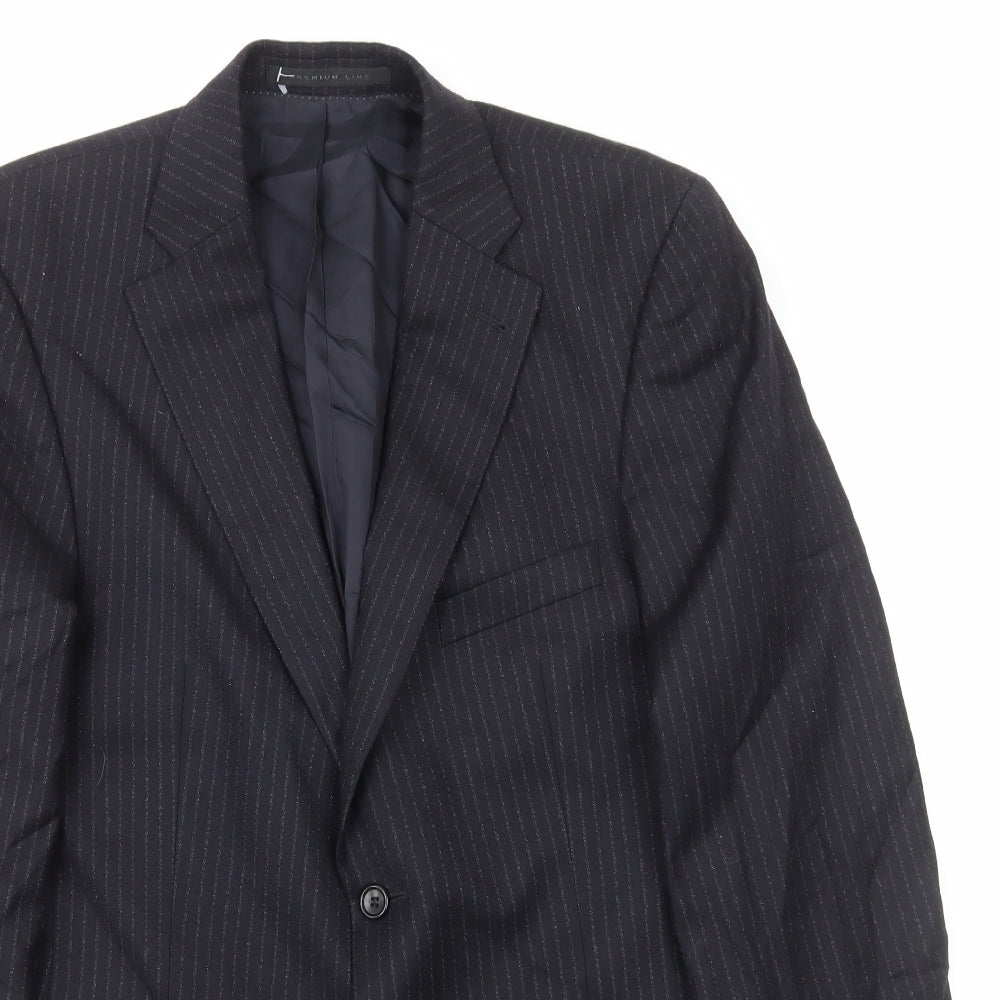 Mens UK Size M Strellson Regular Black Suit Jacket