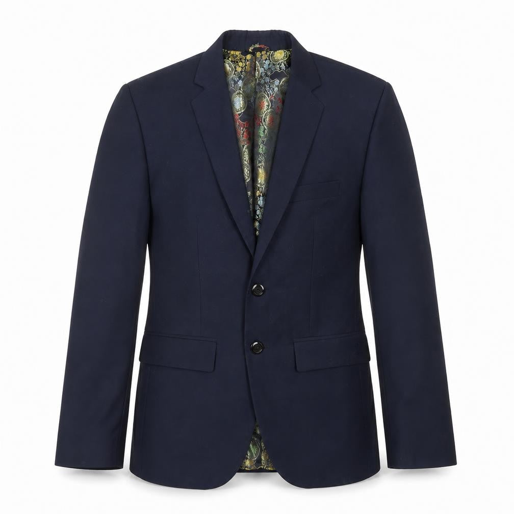 Mens UK Size S Preworn Regular Blue Suit Jacket