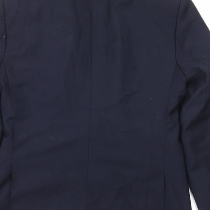 Mens UK Size S Preworn Regular Blue Suit Jacket