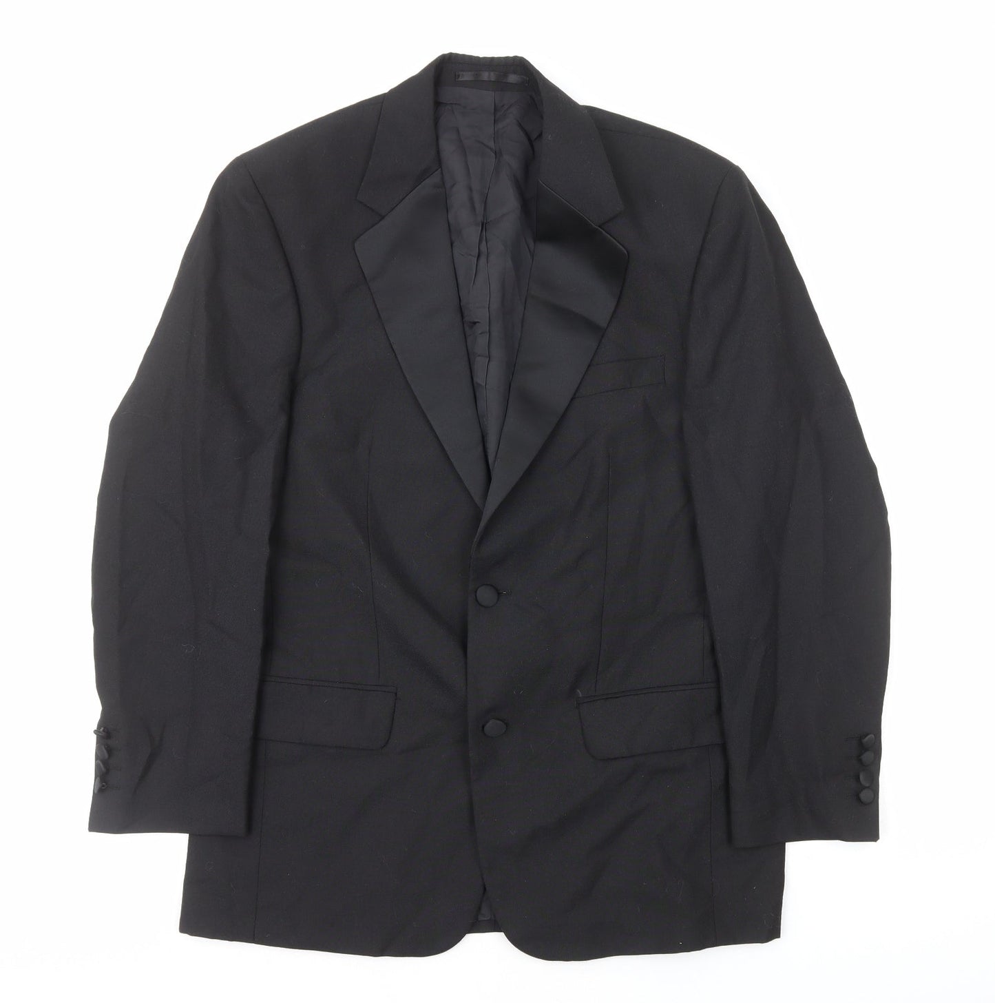 Mens UK Size S Mr Harry Regular Black Suit Jacket