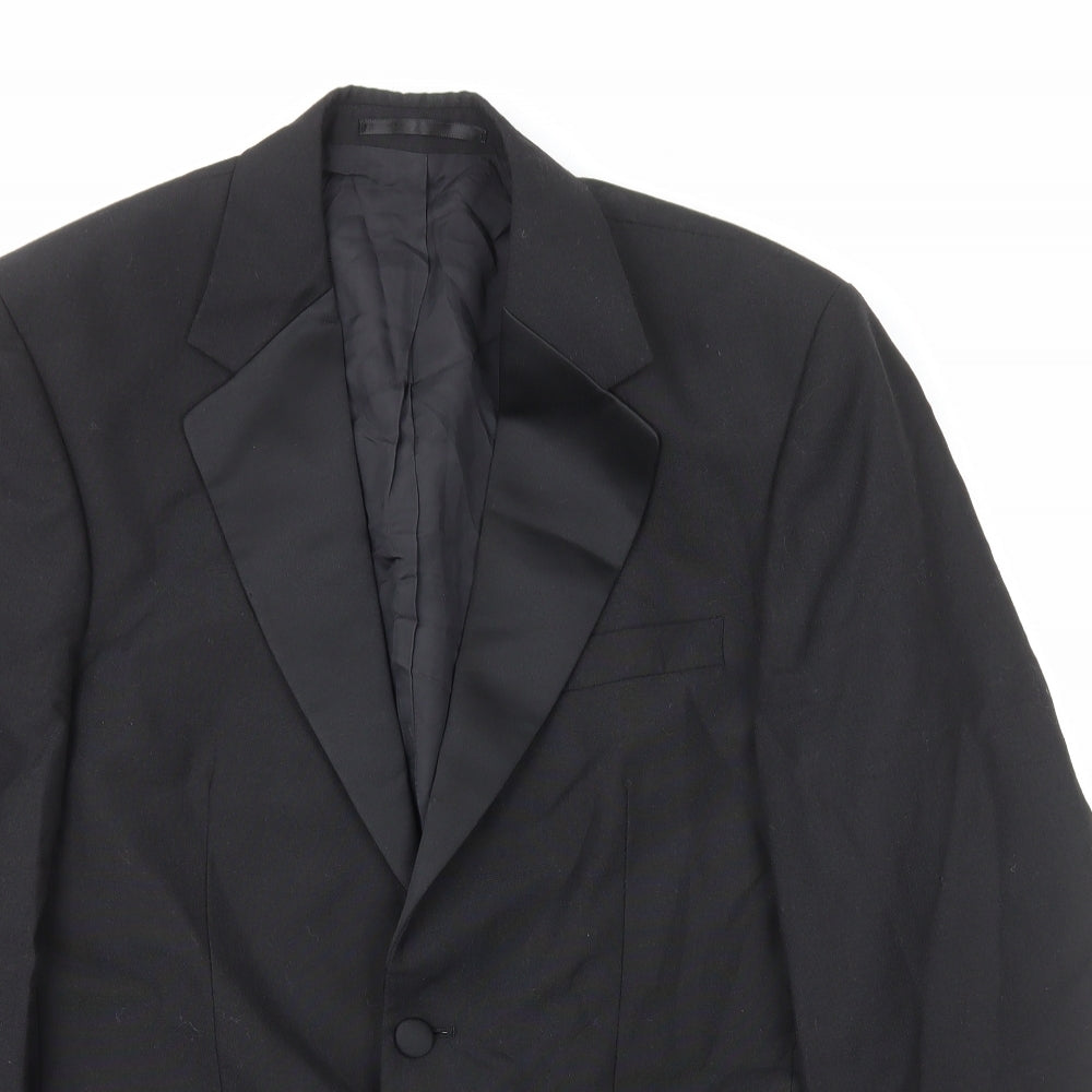 Mens UK Size S Mr Harry Regular Black Suit Jacket